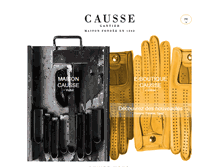 Tablet Screenshot of causse-gantier.fr